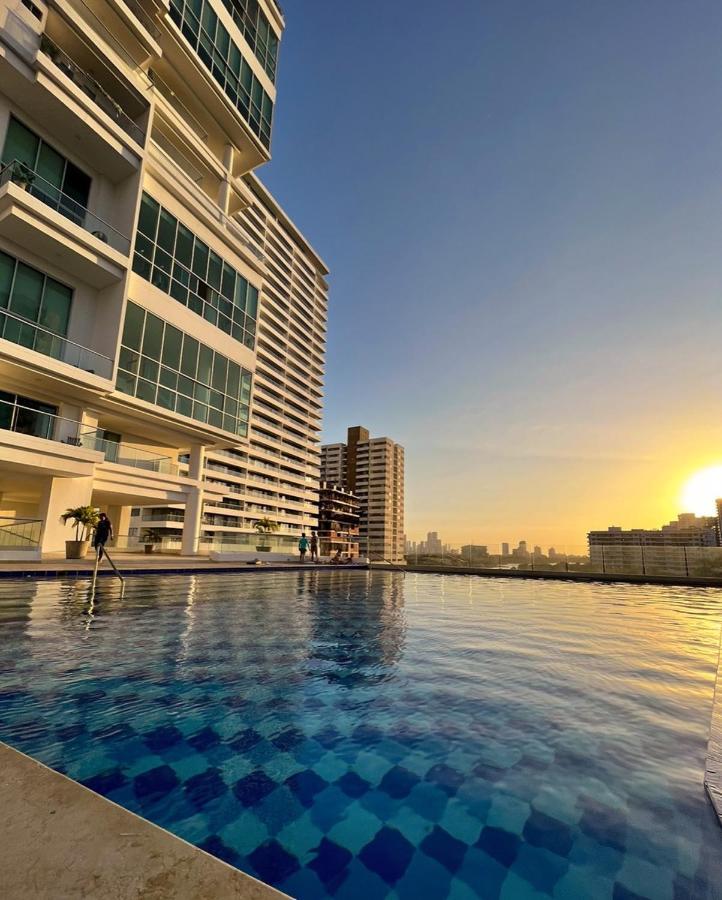 Exclusivo Apartamento Frente Al Mar En Cartagena Luaran gambar
