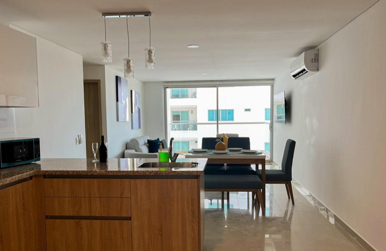 Exclusivo Apartamento Frente Al Mar En Cartagena Luaran gambar